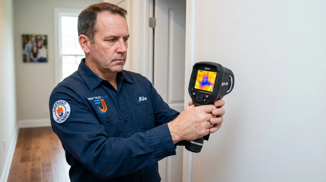 Thermal imaging leak detection by Johns Plumbing LLC in Warsaw